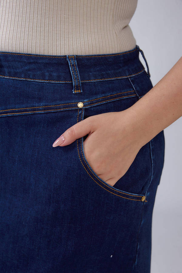 Юбка джинс  V24-s416/4