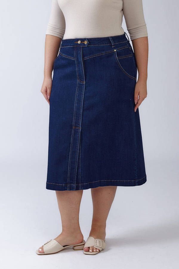 Юбка джинс  V24-s416/4